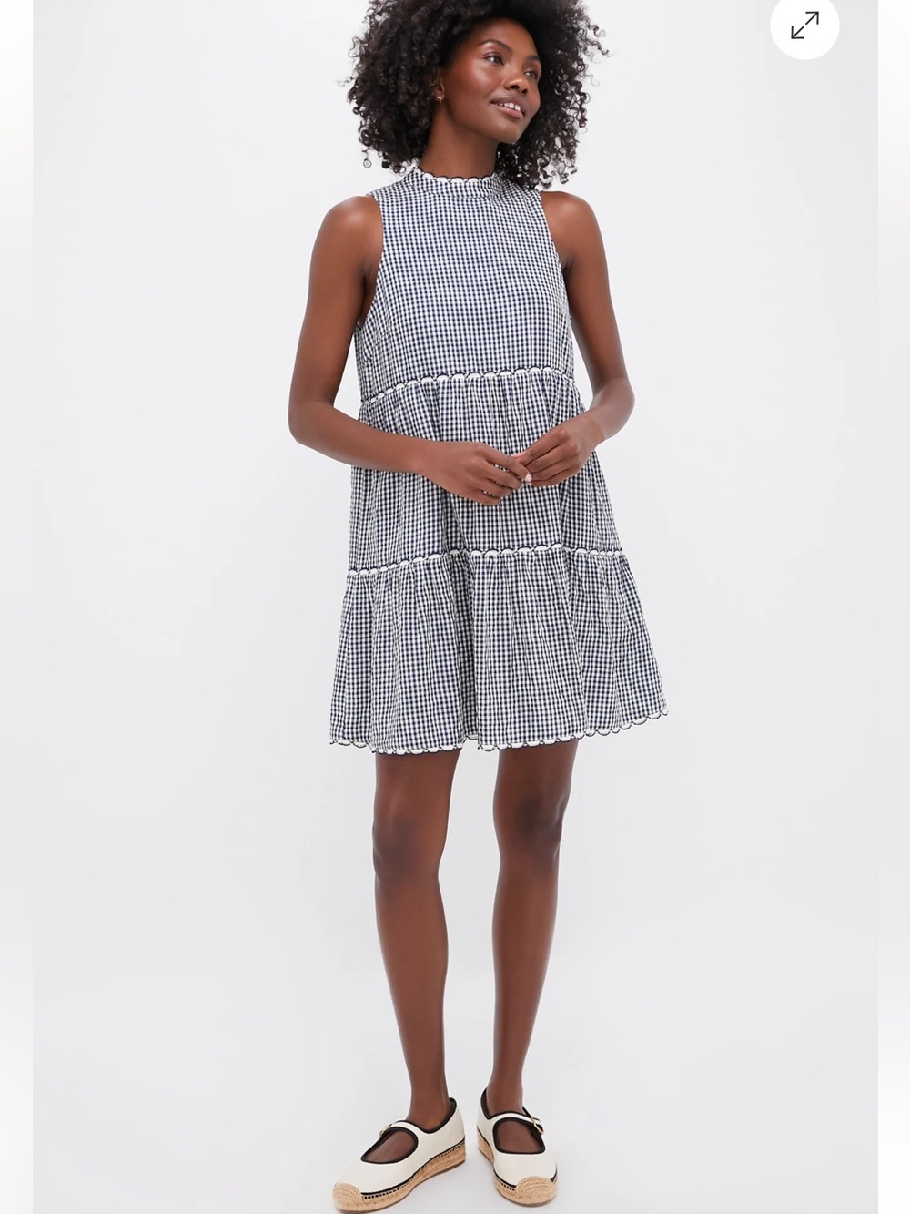 POMANDER PLACE
Navy Gingham Morgan Dress